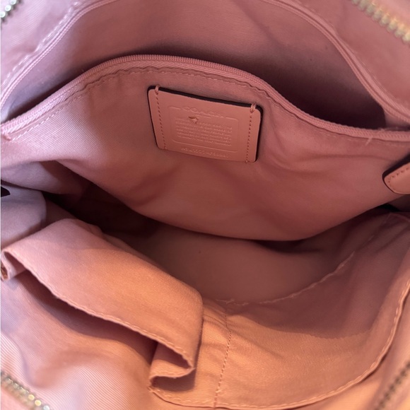 Pink and Tan Coach Purse F58297 - Picture 4 of 5